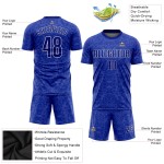 Sublimation Jersey Soccer Uniform Custom Royal-White Royal Sublimation Jersey Soccer Uniform Custom Royal-White Royal