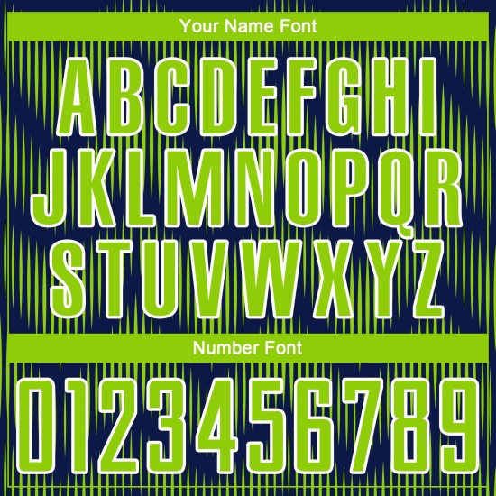 Line Uniform Jersey Navy Custom Sublimation Neon Soccer Green-White Line Uniform Jersey Navy Custom Sublimation Neon Soccer Green-White