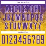 Jersey Soccer Sublimation Purple-White Gold Uniform Custom Jersey Soccer Sublimation Purple-White Gold Uniform Custom