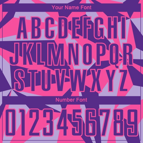Geometric Custom Jersey Purple Pink Pattern Soccer Uniform Sublimation Geometric Custom Jersey Purple Pink Pattern Soccer Uniform Sublimation