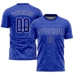 Sublimation Jersey Soccer Uniform Custom Royal-White Royal Sublimation Jersey Soccer Uniform Custom Royal-White Royal