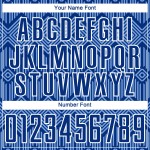 Custom Royal Geometric Jersey Light Shapes Sublimation Uniform Blue-White Soccer Abstract Custom Royal Geometric Jersey Light Shapes Sublimation Uniform Blue-White Soccer Abstract