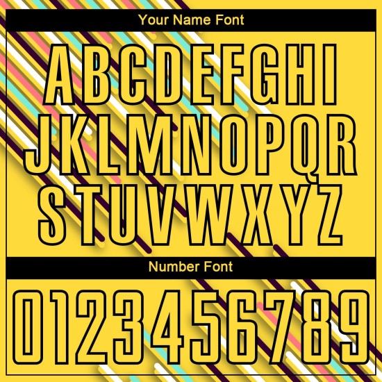 Soccer Black Jersey Yellow Uniform Custom Sublimation Lines Soccer Black Jersey Yellow Uniform Custom Sublimation Lines