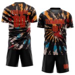 Dye Tie Custom Uniform Red-Old Sublimation Jersey Gold Soccer Dye Tie Custom Uniform Red-Old Sublimation Jersey Gold Soccer